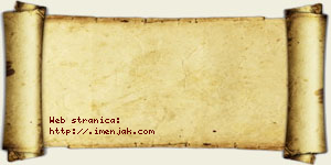 Jana Arsović vizit kartica